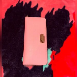 michaels kors wallet pink / coral